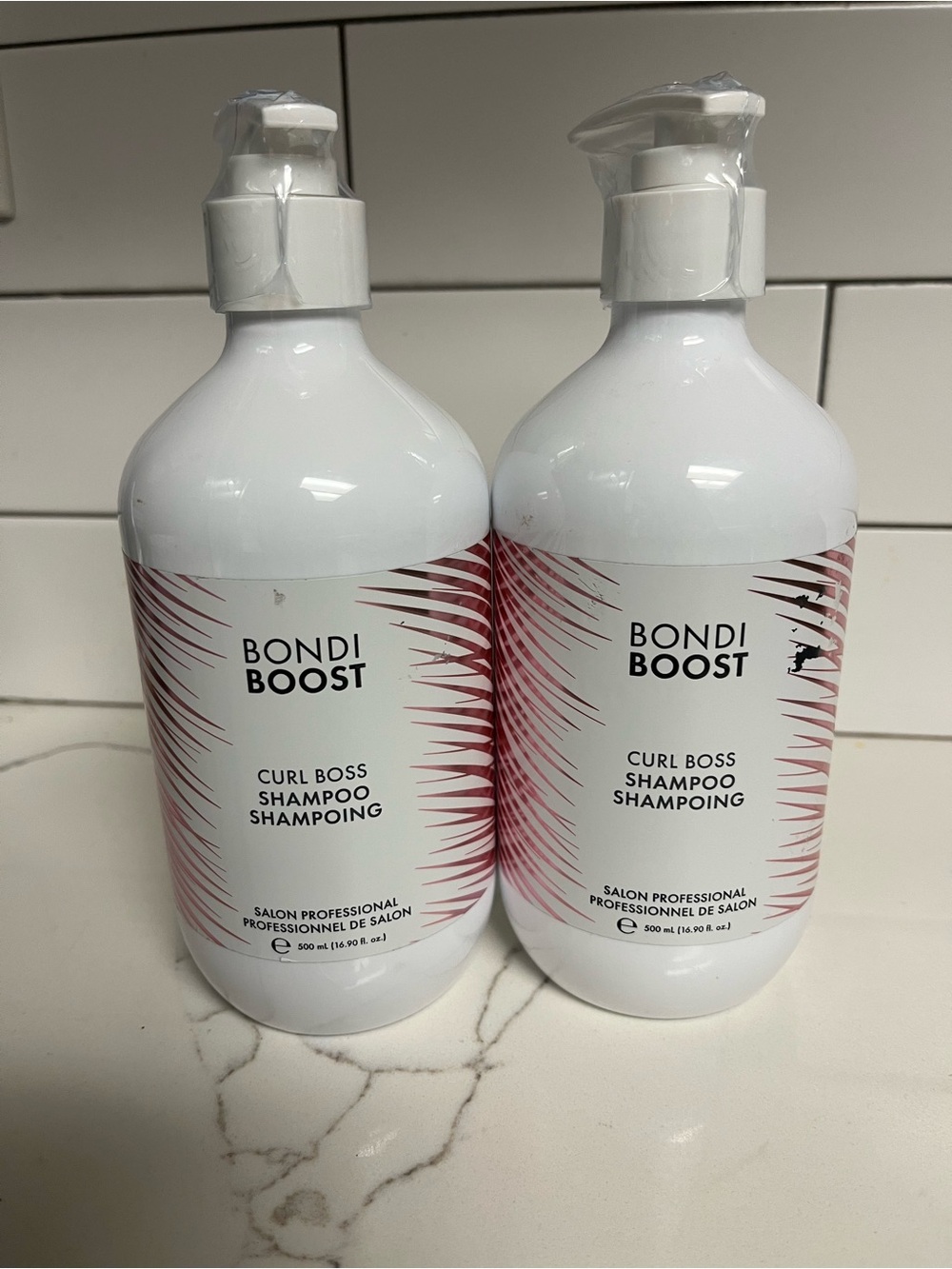 2 Pack Bondi Boost Curl Boss Shampoo 16.9 oz. NEW Sealed